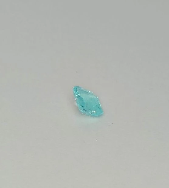 1.38ct Natural Paraiba Tourmaline Square Cut Loose Gemstone From Brazil — view 4